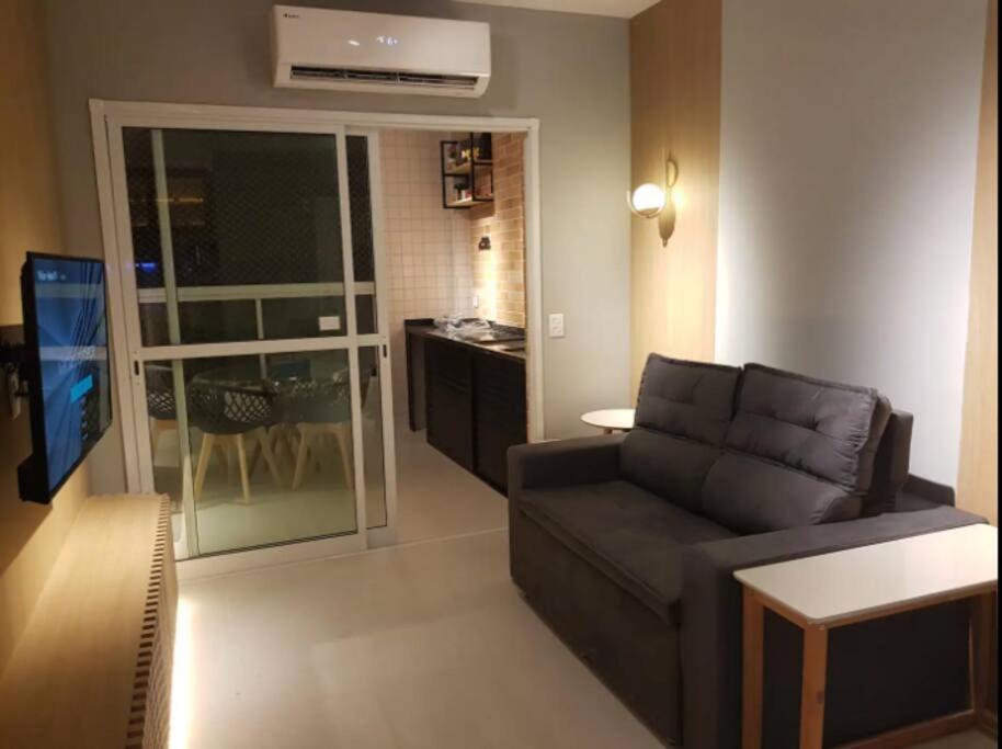 Ap Frente Mar Com Ar-Condicionado E Varanda Gourmet Mongaguá エクステリア 写真